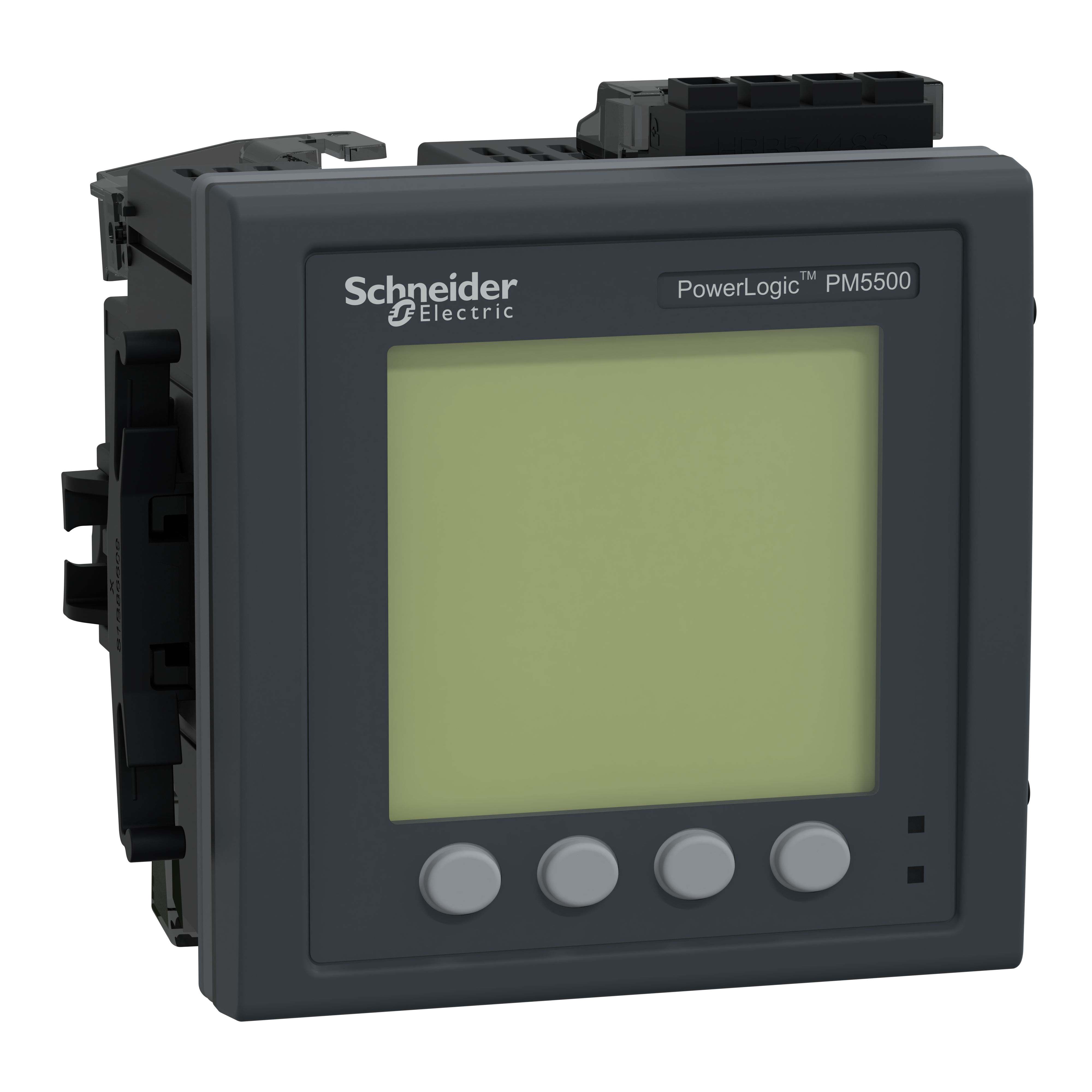 METSEPM5562MC_Image_4000 عداد الطاقة PowerLogic PM5560، 2 إيثرنت، حتى التوافقي 63، 1.1 ميجابايت 4DI/2DO، 52 إنذارًا - الصورة 1